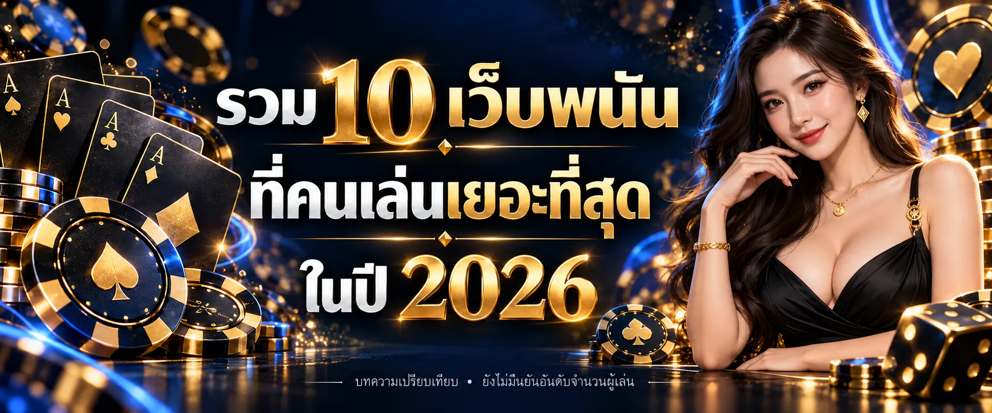 เว็บพนันที่คนเล่นเยอะที่สุด